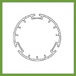 45mm Roller Tube Medium Duty