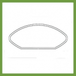 Oval Handrail 70 x 30