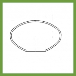 Oval Handrail 70 x 40