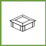 Square Post Cap