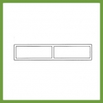 Slat Ribbed 50 x 10 x 1.2mm Square