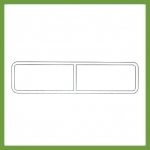 Slat Ribbed 65 x 16 x 1.4mm Radius