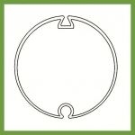 65mm Awning tube