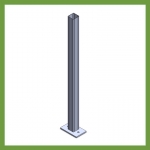 Wall Mounting Post - Horizontal