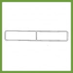 Slat Ribbed 100 x 16 x 1.3mm Radius
