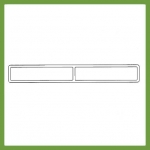 Slat Ribbed 75 x 10 x 1.2mm Square