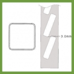50mm Slotted Left Square