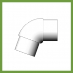 70 Deg Cast Hand Rail Elbow